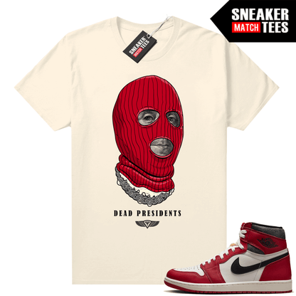 Chicago 1s Lost and Found Sneaker Match Shirt Dead Presidents