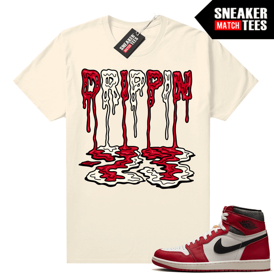 Chicago 1s Lost and Found Sneaker Match Shirt Drippin 23