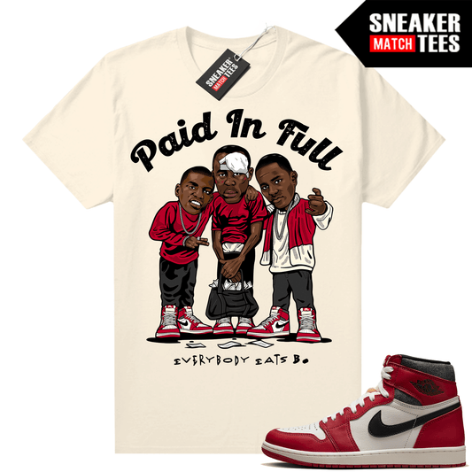 Chicago 1s Lost and Found Sneaker Match Shirt Everybody Eats B