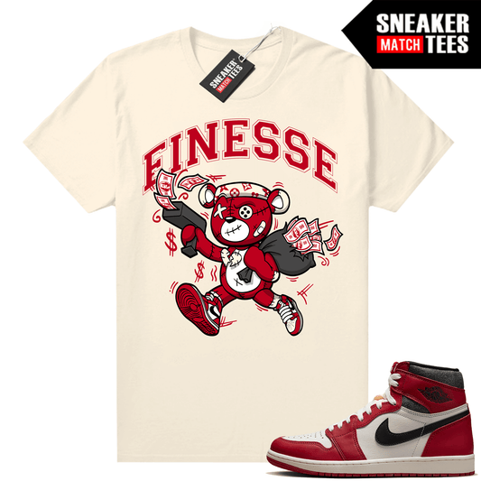 Chicago 1s Lost and Found Sneaker Match Shirt Finesse Bear