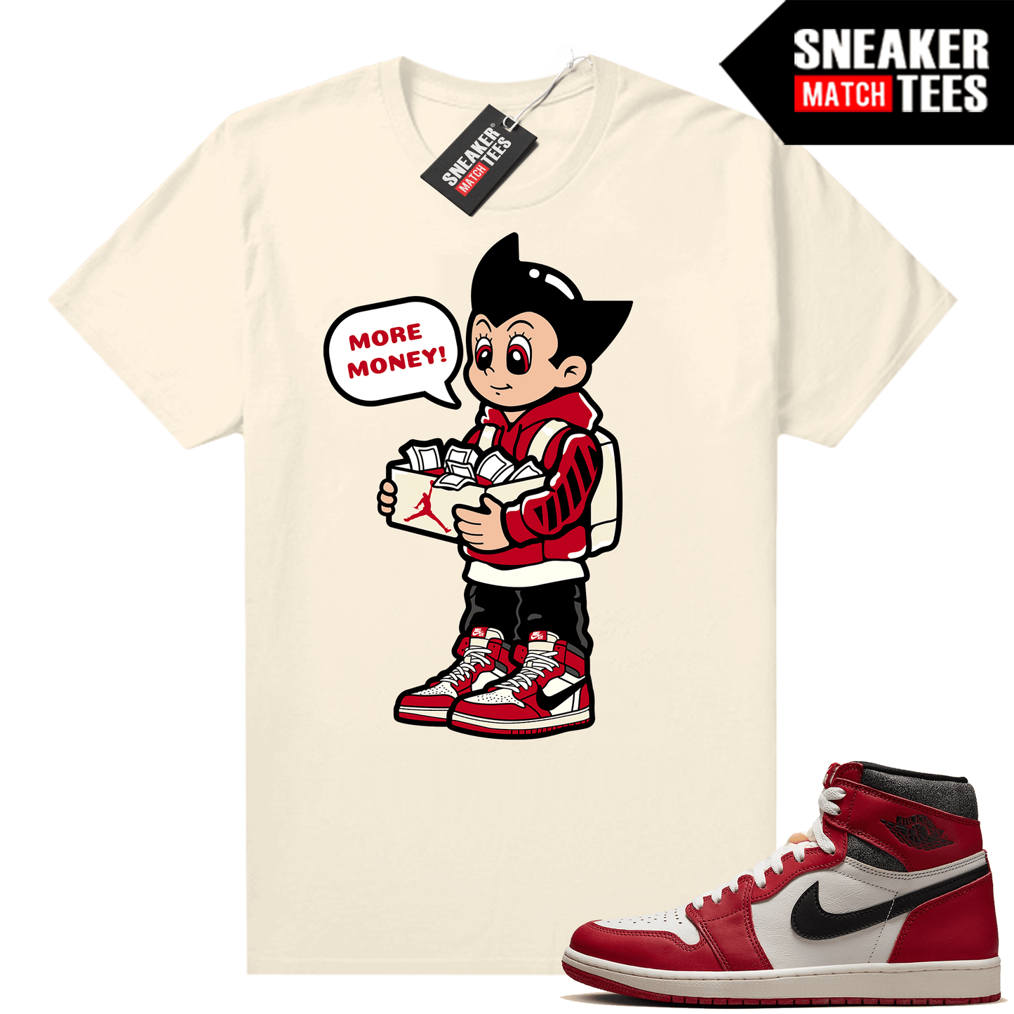 Chicago 1s Lost and Found Sneaker Match Shirt More Shoe Money