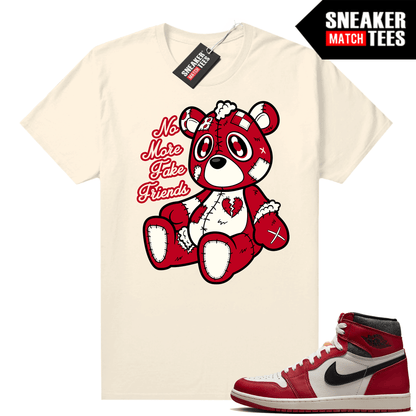 Chicago 1s Lost and Found Sneaker Match Shirt No More Fake Friends