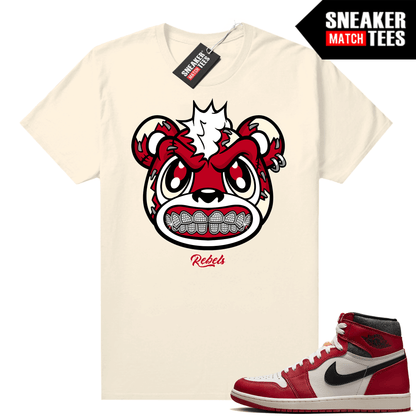 Chicago 1s Lost and Found Sneaker Match Shirt Rebels Bear