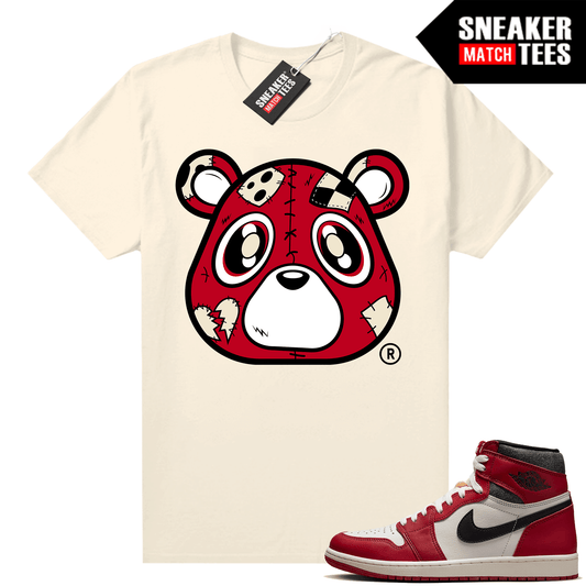 Chicago 1s Lost and Found Sneaker Match Shirt Sail Heartless Bear