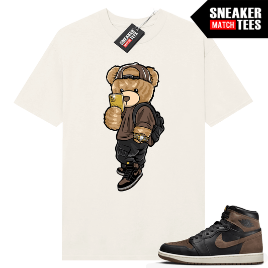 Jordan 1 Palomino T-shirt Sneaker Match Sail Drip Check