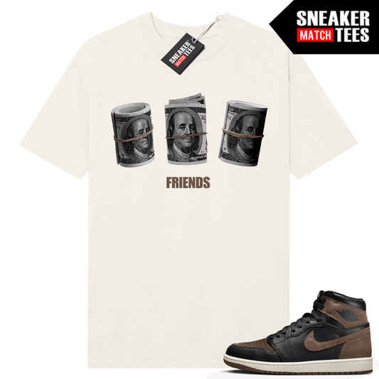 Jordan 1 Palomino T-shirt Sneaker Match Sail Friends