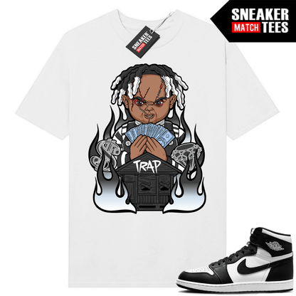 Jordan 1 Panda shirts Sneaker Match White Trap Chucky