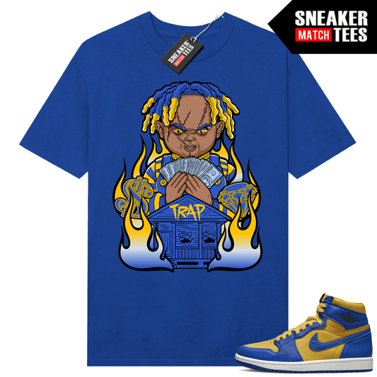 Jordan 1 Reverse Laney shirts Sneaker Match Royal Trap Chucky