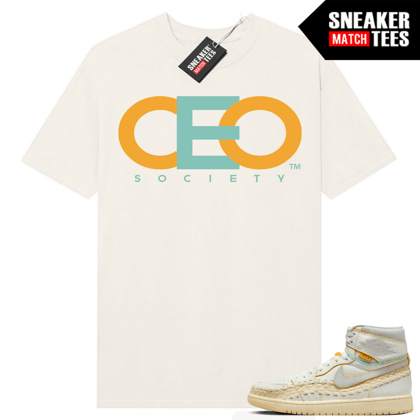 Jordan 1 UNION LA BBS T-shirt Sneaker Match Sail CEO Society