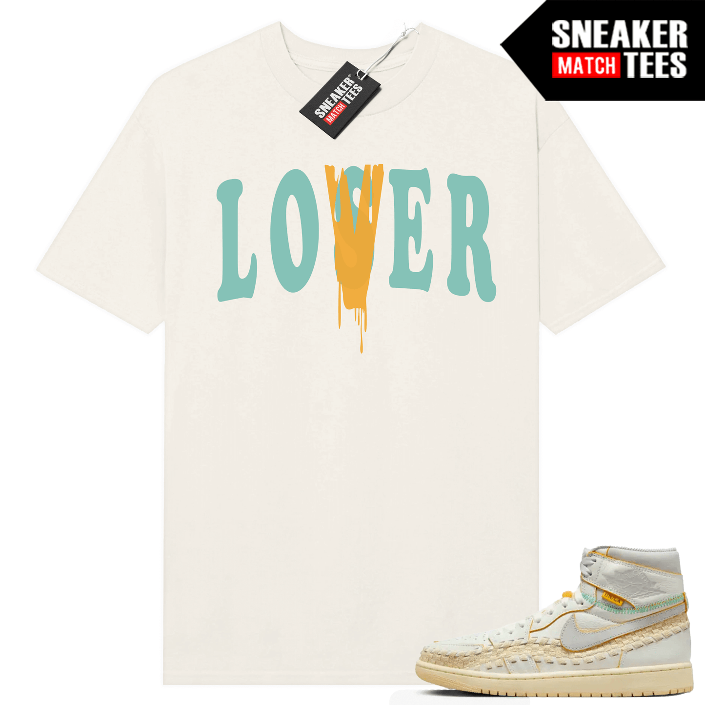 Jordan 1 UNION LA BBS T-shirt Sneaker Match Sail Loser Lover