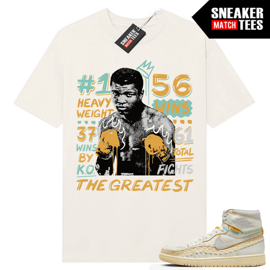 Jordan 1 UNION LA BBS T-shirt Sneaker Match Sail Ali the Greatest