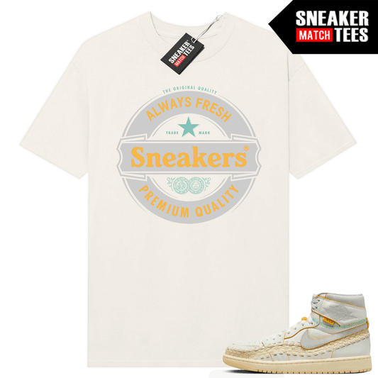 Jordan 1 UNION LA BBS T-shirt Sneaker Match Sail Always Fresh