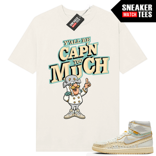 Jordan 1 UNION LA BBS T-shirt Sneaker Match Sail CAPN Too Much