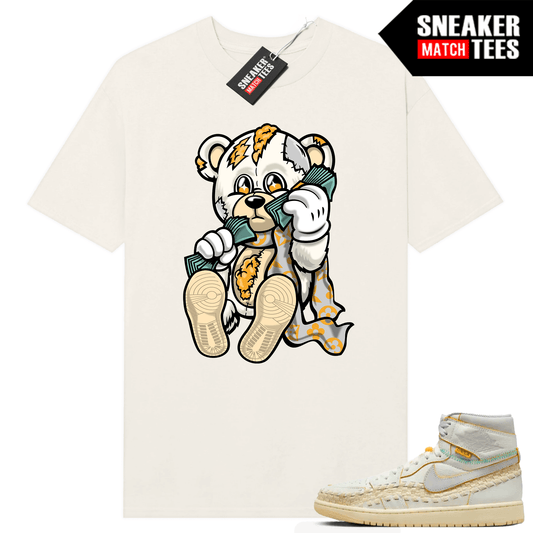 Jordan 1 UNION LA BBS T-shirt Sneaker Match Sail Designer Bear