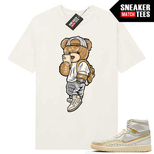 Jordan 1 UNION LA BBS T-shirt Sneaker Match Sail Drip Check