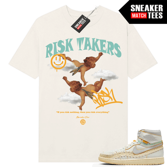 Jordan 1 UNION LA BBS T-shirt Sneaker Match Sail Gior Risk Takers