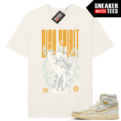 Jordan 1 UNION LA BBS T-shirt Sneaker Match Sail Rich Spirit