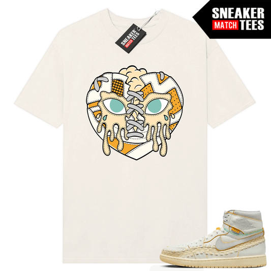 Jordan 1 UNION LA BBS T-shirt Sneaker Match Sail Sneaker Heart