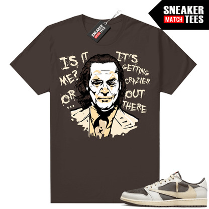 Travis Scott Jordan 1 Low Reverse Mocha Shirts Sneaker Match Brown Joker